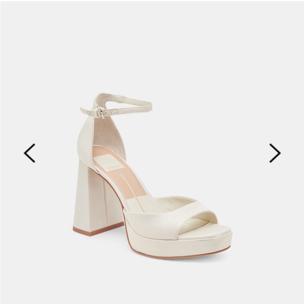Dolce Vita PANDRO Heel White Satin
